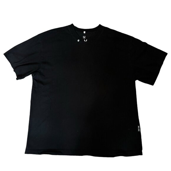ASRV Men's Size XL Tech Essential Relaxed Tee DSG-0797 Black Cotton Blend - Picture 4 of 12